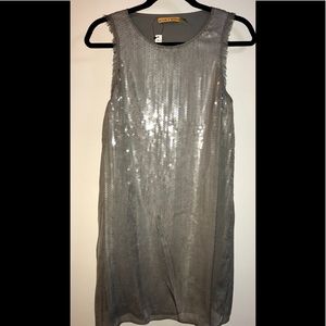 ALICE + OLIVIA / SEQUINED SHIFT DRESS / SIZE M
